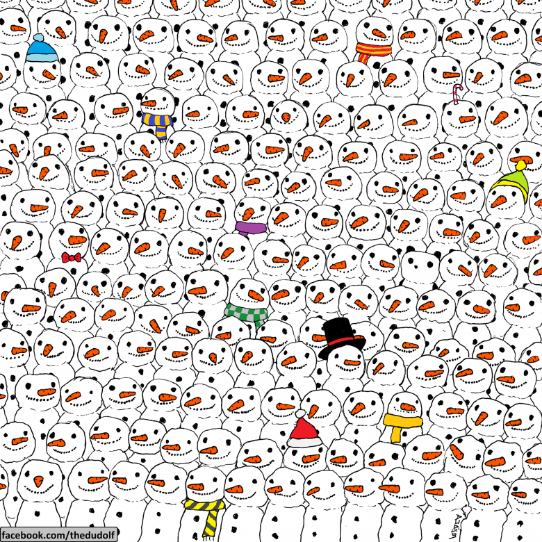 Réussirez-vous à trouver le panda ?